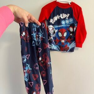 Spider-Man 3t red & blue 2pc Pajama Set